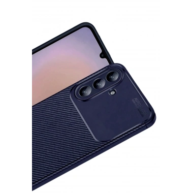 Mey İthalat®  Samsung Galaxy A37 5G Auto Focus Karbon Kapak - Lacivert