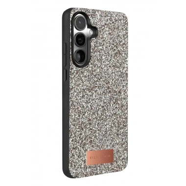 Mey İthalat® Samsung Galaxy A37 5G Bright Simli Kapak - Gümüş