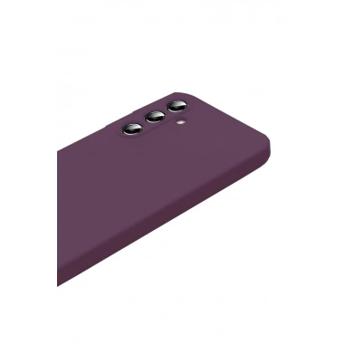 Mey İthalat®  Samsung Galaxy A37 5G First Silikon - Mürdüm