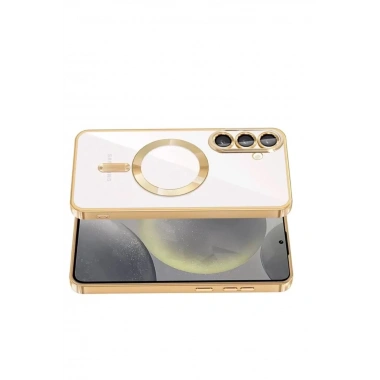 Mey İthalat®  Samsung Galaxy A37 5G Kross Magneticsafe Kapak - Gold