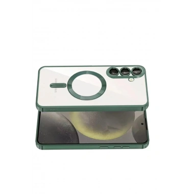 Mey İthalat®  Samsung Galaxy A37 5G Kross Magneticsafe Kapak - Koyu Yeşil