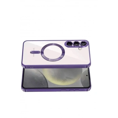 Mey İthalat®  Samsung Galaxy A37 5G Kross Magneticsafe Kapak - Mor