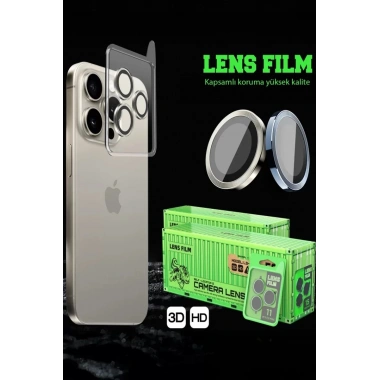 Mey İthalat®  Samsung Galaxy A37 5G Raze Metal Kamera Lens - Gümüş
