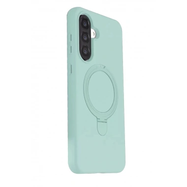 Mey İthalat®  Samsung Galaxy A37 5G Regal Magsafe Standlı Kapak - Su Yeşili
