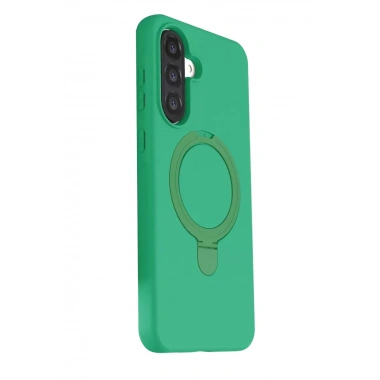 Mey İthalat®  Samsung Galaxy A37 5G Regal Magsafe Standlı Kapak - Yeşil