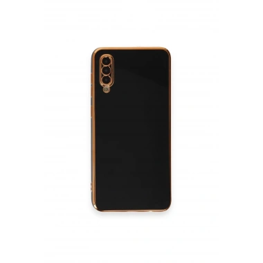 Mey İthalat®  Samsung Galaxy A50 Kılıf Volet Silikon - Siyah