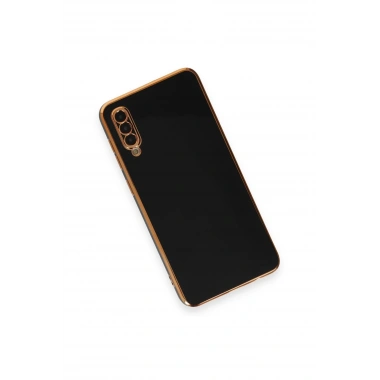 Mey İthalat®  Samsung Galaxy A50 Kılıf Volet Silikon - Siyah
