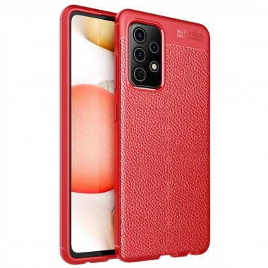 Mey İthalat®  Samsung Galaxy A52 Kılıf Auto Focus Kapak - Kırmızı