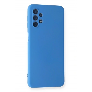 Mey İthalat®  Samsung Galaxy A52 Kılıf Nano içi Kadife Silikon - Mavi