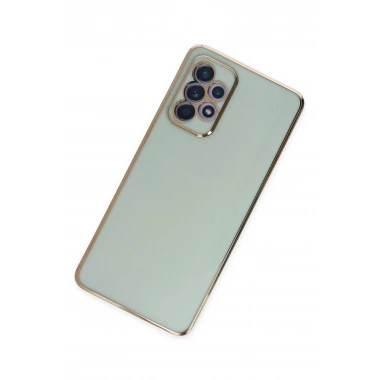 Mey İthalat®  Samsung Galaxy A52 Kılıf Volet Silikon - Açık Yeşil