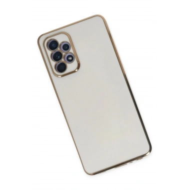 Mey İthalat®  Samsung Galaxy A52 Kılıf Volet Silikon - Beyaz