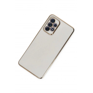 Mey İthalat®  Samsung Galaxy A52 Kılıf Volet Silikon - Beyaz