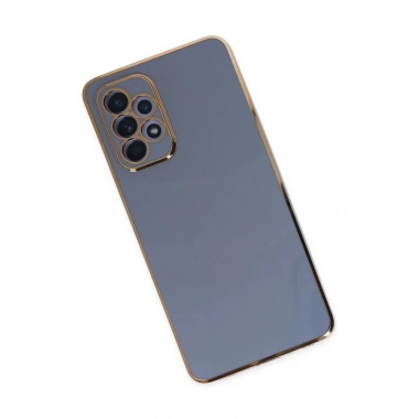 Mey İthalat®  Samsung Galaxy A52 Kılıf Volet Silikon - Mavi