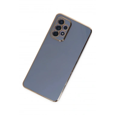 Mey İthalat®  Samsung Galaxy A52 Kılıf Volet Silikon - Mavi