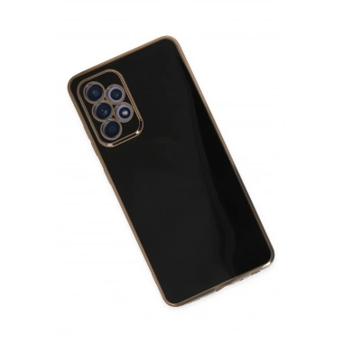Mey İthalat®  Samsung Galaxy A52 Kılıf Volet Silikon - Siyah