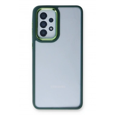 Mey İthalat®  Samsung Galaxy A53 5G Kılıf Dora Kapak - Haki Yeşil
