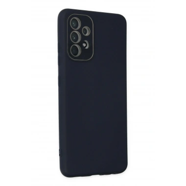 Mey İthalat® Samsung Galaxy A53 5G Kılıf Lansman Glass Kapak - Lacivert