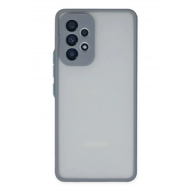Mey İthalat®  Samsung Galaxy A53 5G Kılıf Montreal Silikon Kapak - Gri