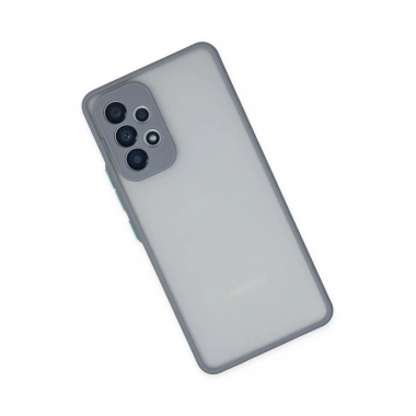 Mey İthalat®  Samsung Galaxy A53 5G Kılıf Montreal Silikon Kapak - Gri