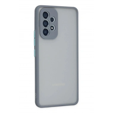 Mey İthalat®  Samsung Galaxy A53 5G Kılıf Montreal Silikon Kapak - Gri