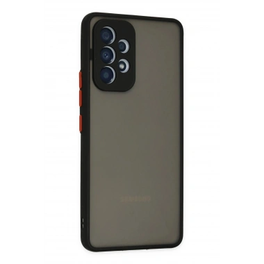 Mey İthalat®  Samsung Galaxy A53 5G Kılıf Montreal Silikon Kapak - Siyah