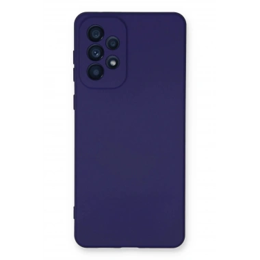 Mey İthalat®  Samsung Galaxy A53 5G Kılıf Nano içi Kadife Silikon - Mor