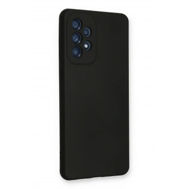 Mey İthalat®  Samsung Galaxy A53 5G Kılıf Nano içi Kadife Silikon - Siyah