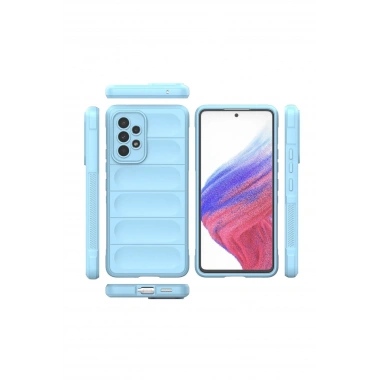 Mey İthalat®  Samsung Galaxy A53 5G Kılıf Optimum Silikon - Sky Blue