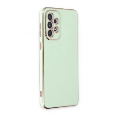 Mey İthalat®  Samsung Galaxy A53 5G Kılıf Volet Silikon - Açık Yeşil