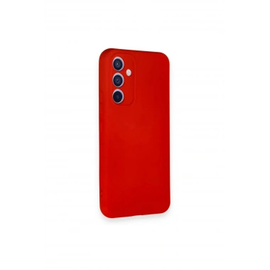 Mey İthalat®  Samsung Galaxy A54 5G Kılıf Nano içi Kadife Silikon - Kırmızı