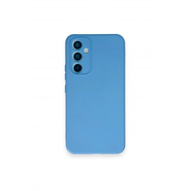 Mey İthalat®  Samsung Galaxy A54 5G Kılıf Nano içi Kadife Silikon - Mavi