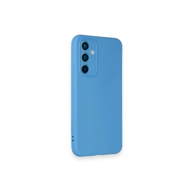 Mey İthalat®  Samsung Galaxy A54 5G Kılıf Nano içi Kadife Silikon - Mavi