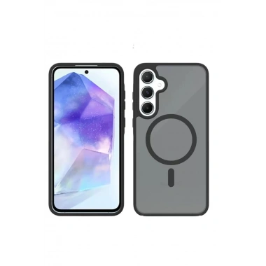 Mey İthalat®  Samsung Galaxy A55 5G Jota Magsafe Kapak - Siyah
