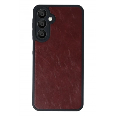 Mey İthalat®  Samsung Galaxy A55 5G Kılıf Aras Deri Kapak - Bordo