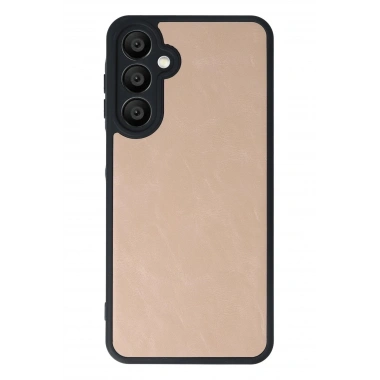 Mey İthalat®  Samsung Galaxy A55 5G Kılıf Aras Deri Kapak - Pudra