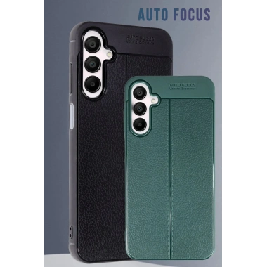 Mey İthalat®  Samsung Galaxy A55 5G Kılıf Auto Focus Kapak - Koyu Yeşil