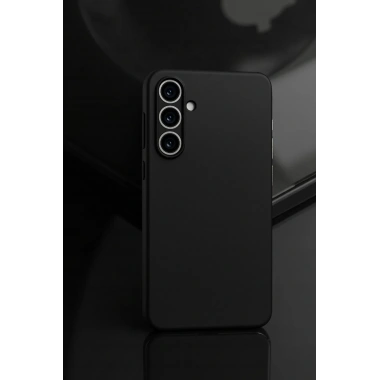 Mey İthalat®  Samsung Galaxy A55 5G Kılıf First Silikon - Siyah