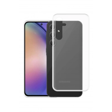 Mey İthalat®  Samsung Galaxy A55 5G Kılıf Lüx Şeffaf Silikon