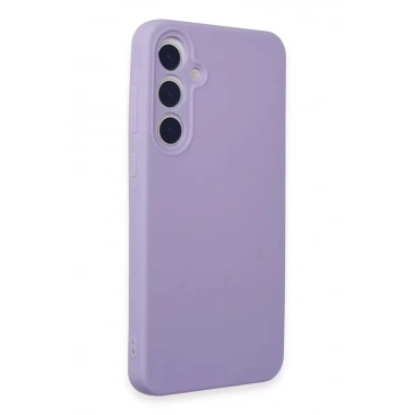 Mey İthalat®  Samsung Galaxy A55 5G Kılıf Nano içi Kadife Silikon - Lila