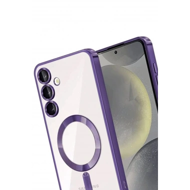 Mey İthalat®  Samsung Galaxy A55 5G Kross Magneticsafe Kapak - Mor