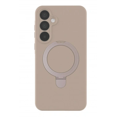 Mey İthalat®  Samsung Galaxy A55 5G Regal Magsafe Standlı Kapak - Çöl Titanyum
