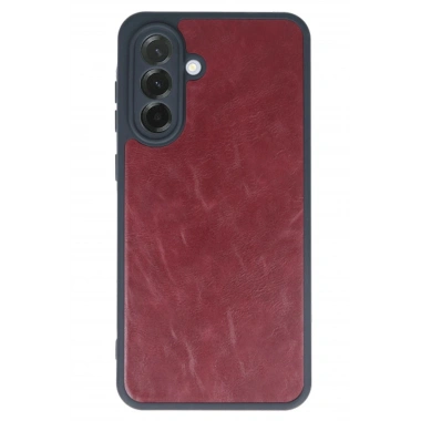 Mey İthalat®  Samsung Galaxy A56 Kılıf Aras Deri Kapak - Bordo