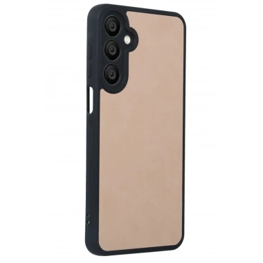 Mey İthalat®  Samsung Galaxy A56 Kılıf Aras Deri Kapak - Pudra