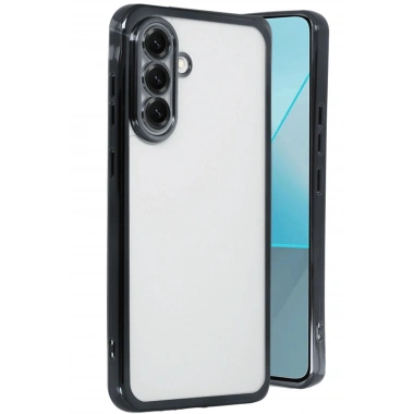 Mey İthalat®  Samsung Galaxy A56 Kılıf  Lensli Silikon - Siyah