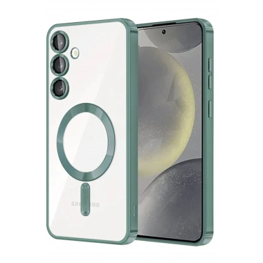 Mey İthalat®  Samsung Galaxy A56 Kross Magneticsafe Kapak - Koyu Yeşil
