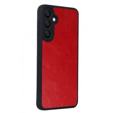 Mey İthalat®  Samsung Galaxy A57 5G Aras Deri Kapak - Kırmızı