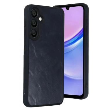 Mey İthalat®  Samsung Galaxy A57 5G Aras Deri Kapak - Lacivert