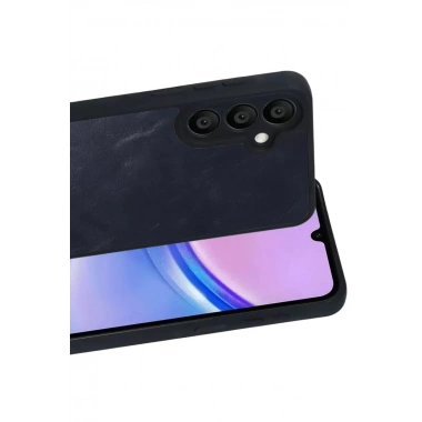 Mey İthalat®  Samsung Galaxy A57 5G Aras Deri Kapak - Lacivert