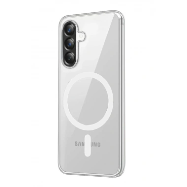 Mey İthalat® Samsung Galaxy A57 5G Combo Sert Şeffaf Magsafe Kapak - Şeffaf