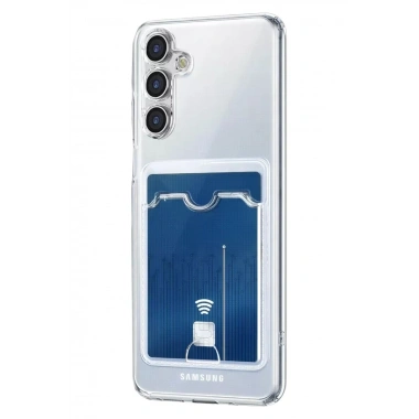 Mey İthalat®  Samsung Galaxy A57 5G Kart Şeffaf Silikon - Şeffaf